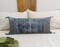 BLUE lumbar pillow cover Boho hand embroidered pillow cover Pillow cases Pillow shams
